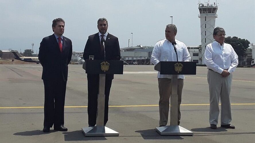 Venimos a ratificar nuestro compromiso de solidaridad con Venezuela: Presidente Paraguay. Foto: Audrey Carrillo