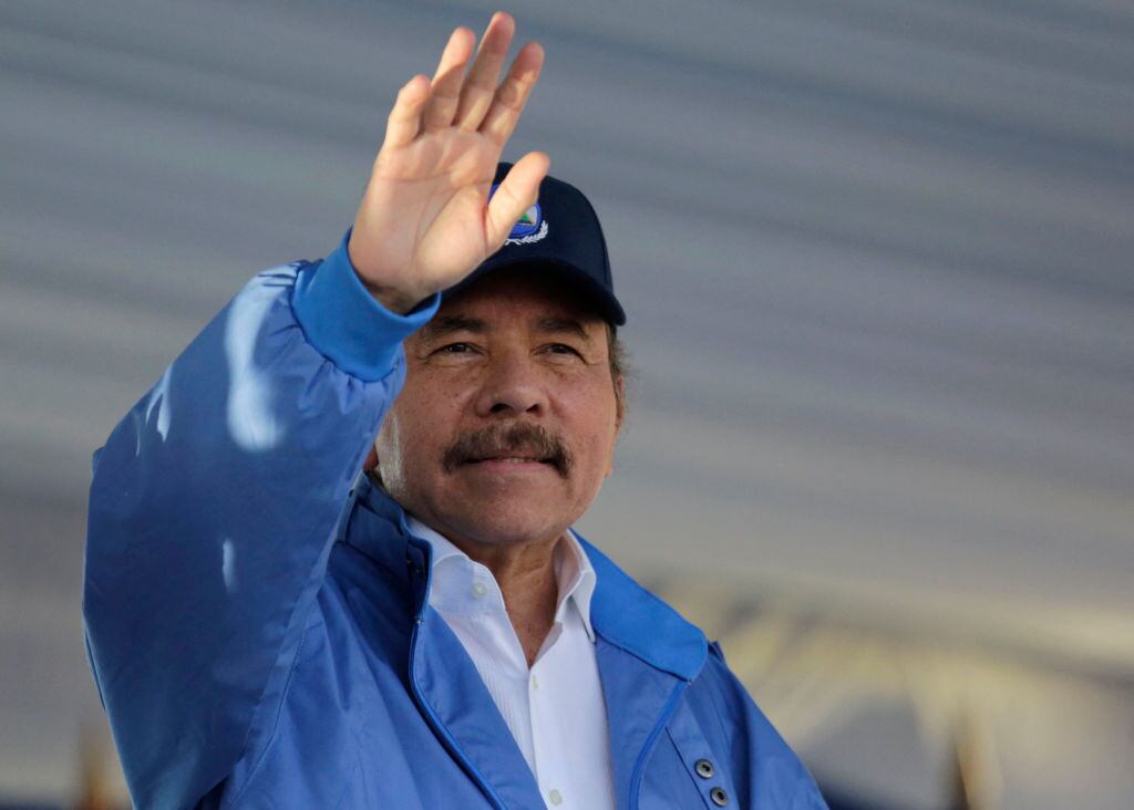 Daniel Ortega. (Photo by INTI OCON / AFP) (Photo by INTI OCON/AFP via Getty Images)