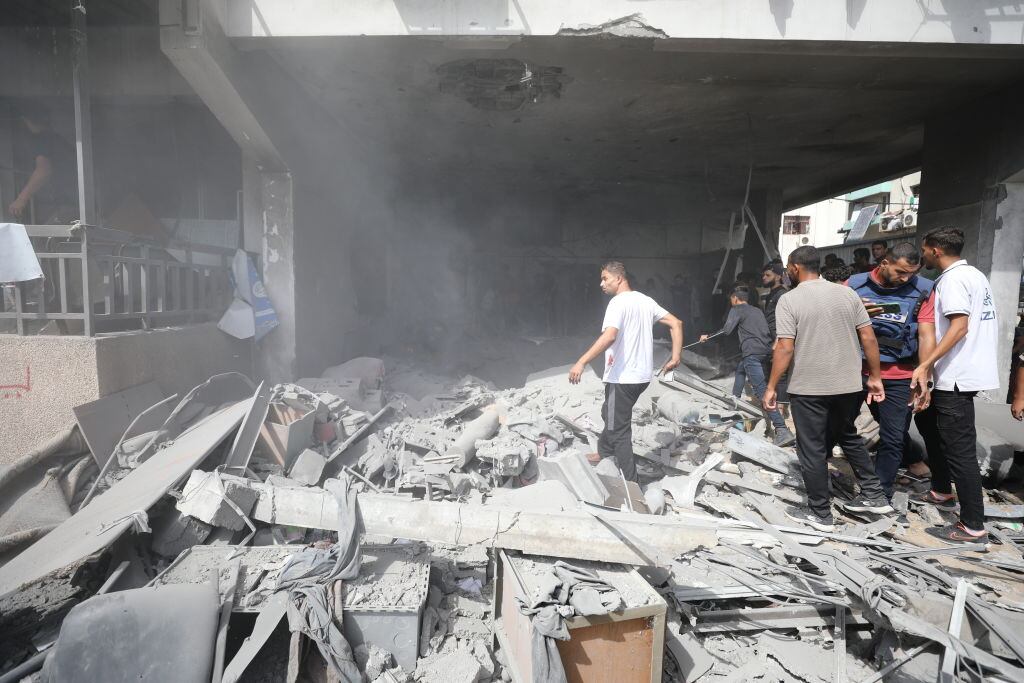 Ataque israelí en Gaza. I Foto: Dawoud Abo Alkas/Anadolu via Getty Images.