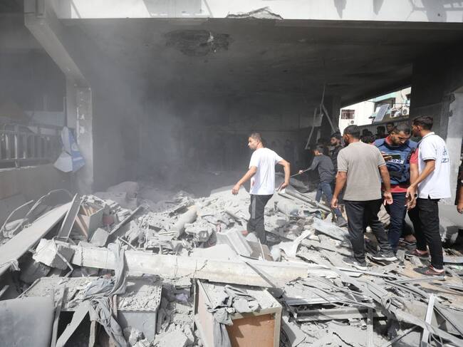 Ataque israelí en Gaza. I Foto: Dawoud Abo Alkas/Anadolu via Getty Images.