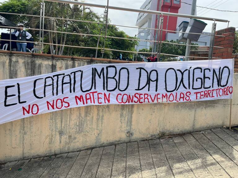 Se cumple el quinto día de la minga indígena de la comunidad Motilón ...