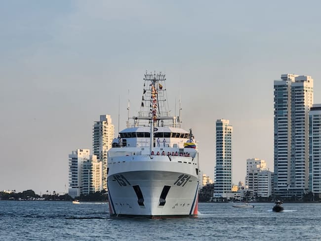 Buque ARC Simón Bolívar. Foto: Cortesía.