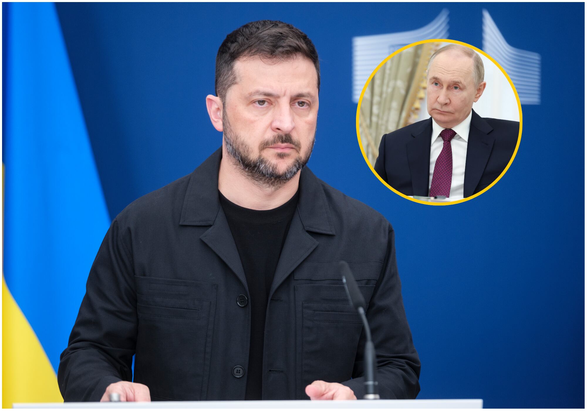 Zelenski busca una reunión sin condiciones con Putin en las próximas dos semanas. Foto: Getty Images/ EFE.