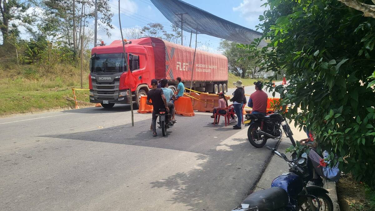 Córdoba: levantan bloqueo en la Troncal de Occidente, a la altura de El Viajano