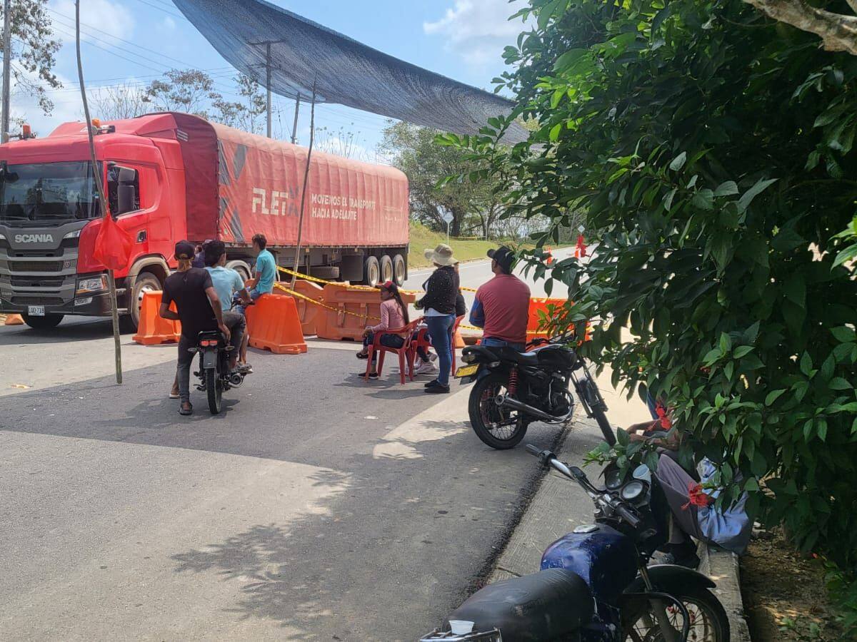 Córdoba: levantan bloqueo en la Troncal de Occidente, a la altura de El Viajano