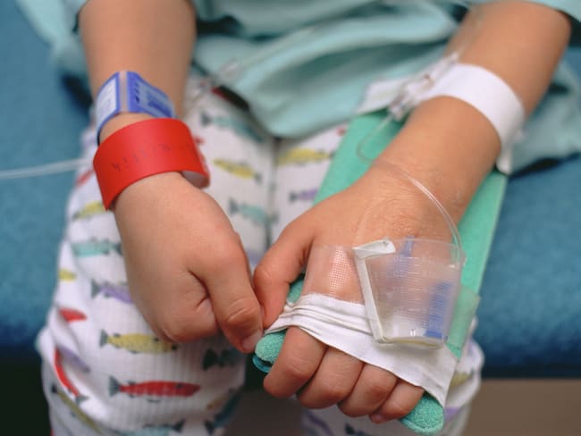 Niño en el hospital, imagen de referencia. Getty Images