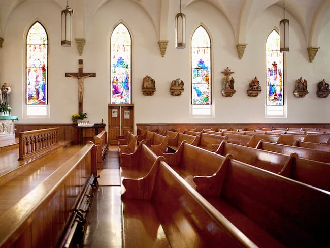 Imagen de referencia de iglesia. Foto: Getty Images.