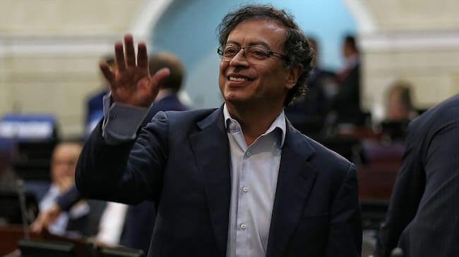 Investidura del senador Gustavo Petro. Foto: Colprensa