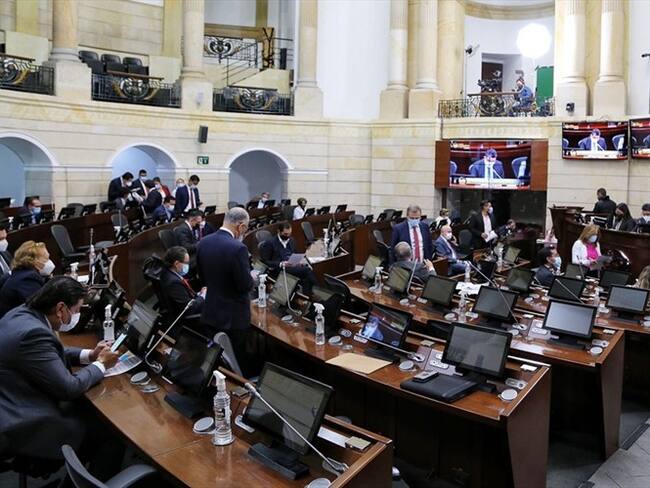 Plenaria del Congreso. Foto: Colprensa / Policía asesinado en tiroteo en Bogotá era hermano de un congresista