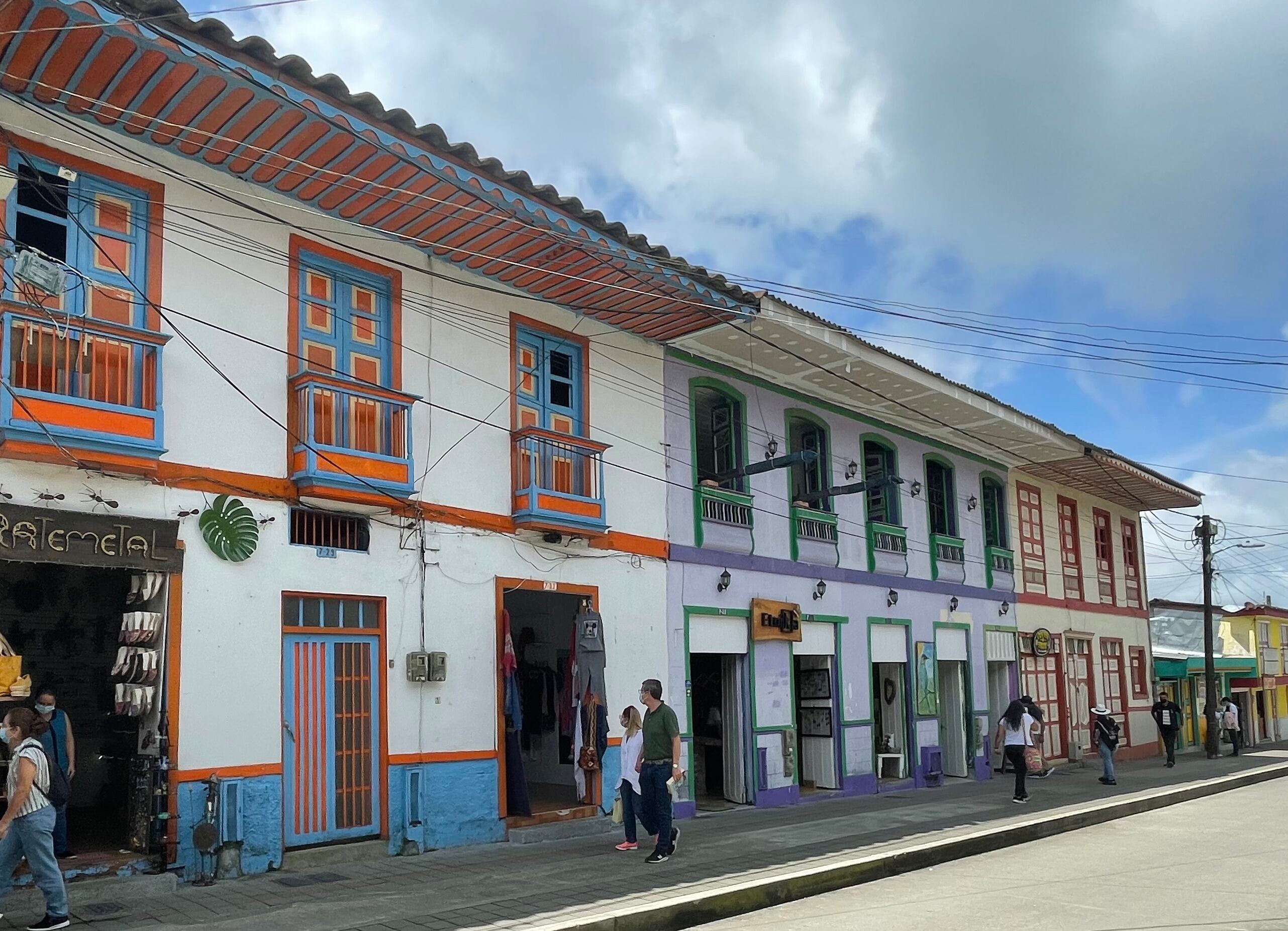Calle de Filandia, Quindío. Foto: Zaida Piñeros