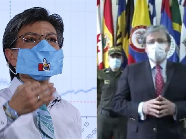 La alcaldesa de Bogotá reaccionó a las declaraciones del ministro de Defensa, Carlos Holmes Trujillo. Foto: Colprensa / CAMILA DÍAZ