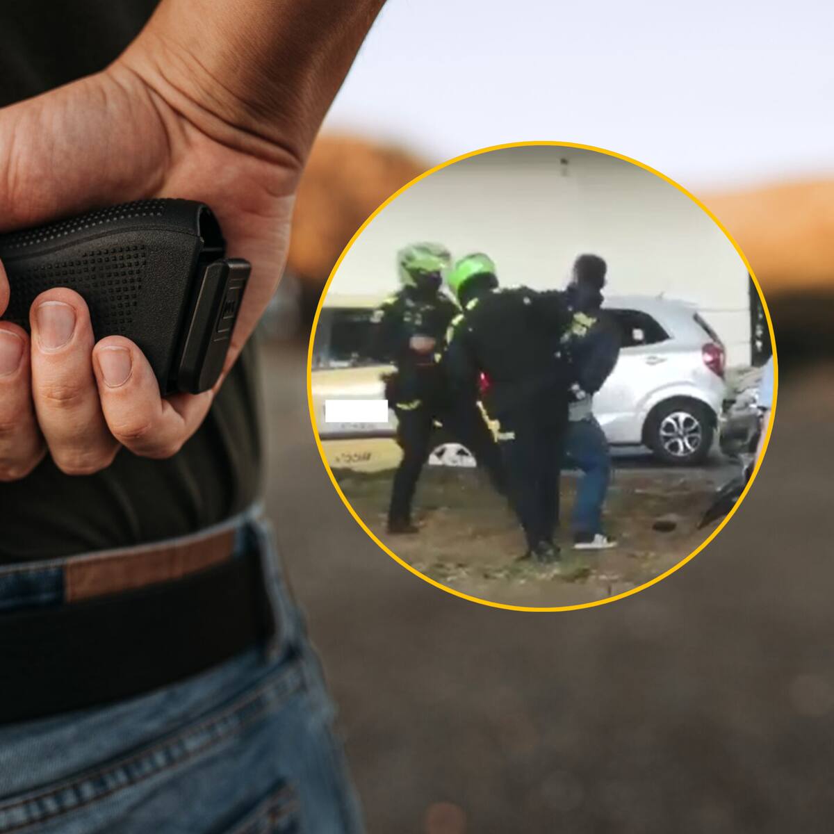 Intento de robo de una caja fuerte terminó en persecución y tiroteo en Cali