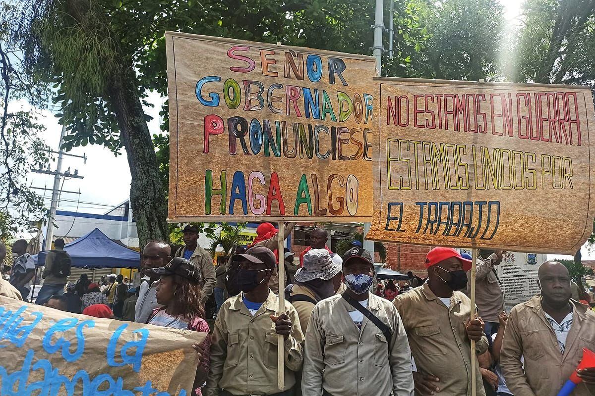 Los trabajadores de la caña han denunciado varios ataques en el suroccidente del país. Crédito: Víctimas Invasiones de Predios. 