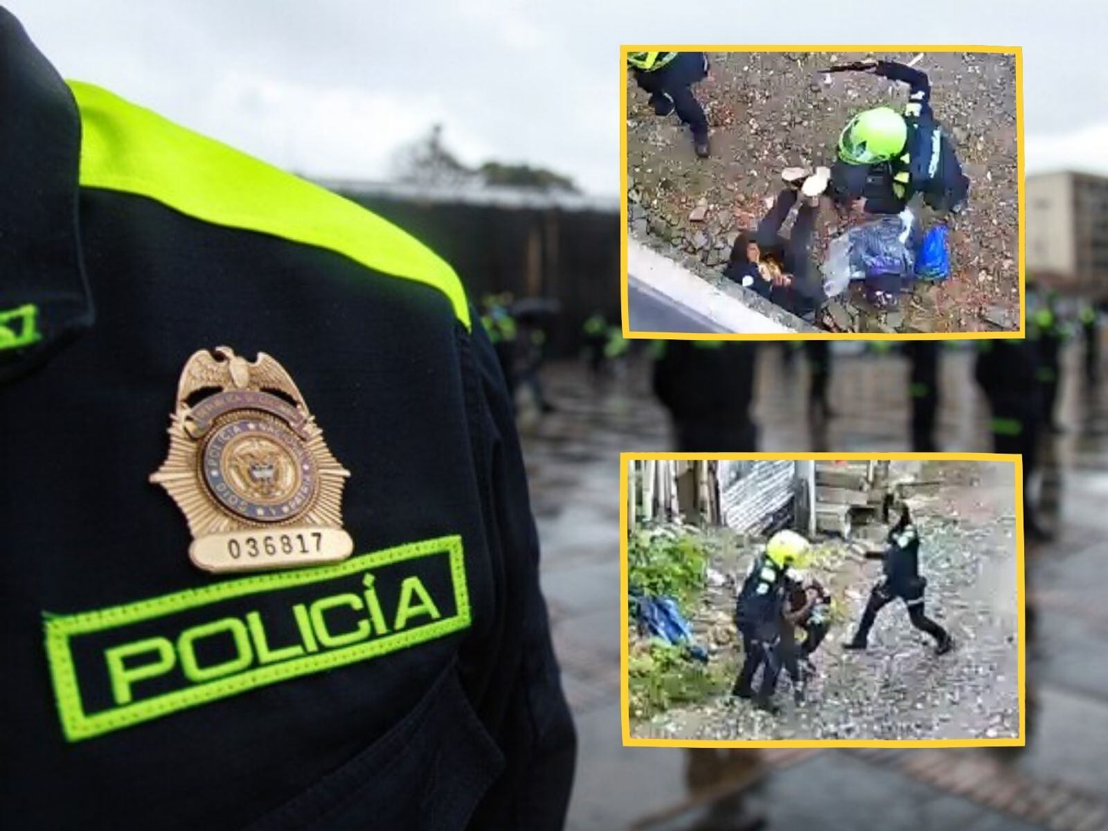 Violencia en contra de un ciudadano de Santa Rosa de Cabal (foto: suministrada ciudadanía)