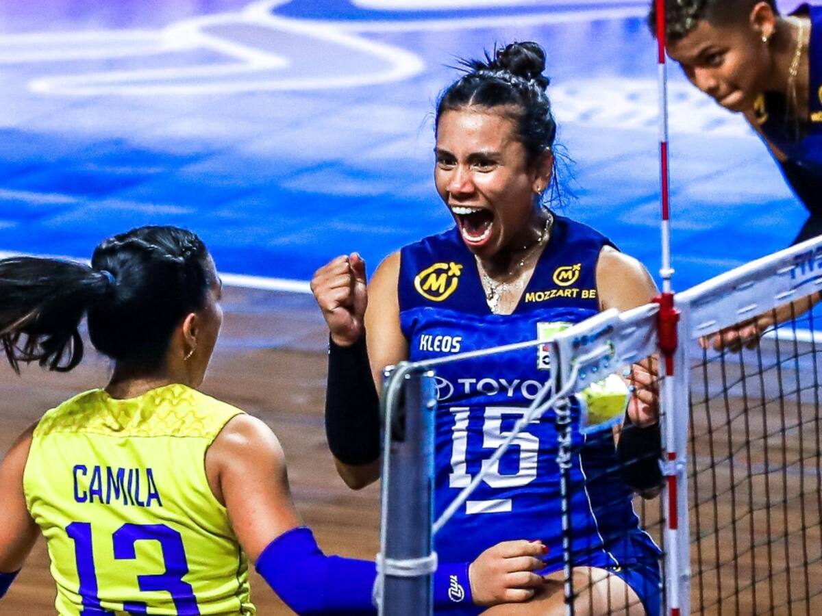 Selección Colombia de Voleibol derrota a Estados Unidos y jugará final