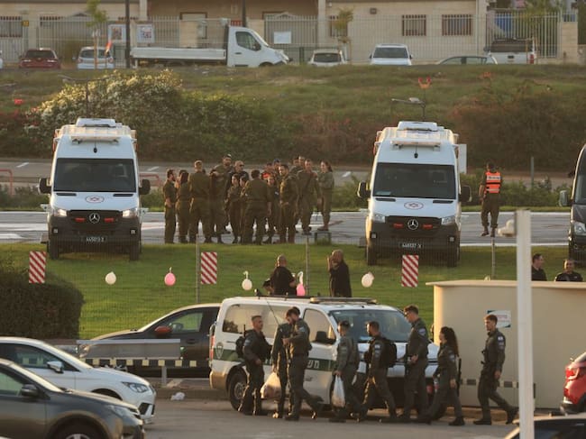 Seguridad de Israel preparada ante liberación de rehenes por parte de Hamás. (Photo by FADEL SENNA/AFP via Getty Images)