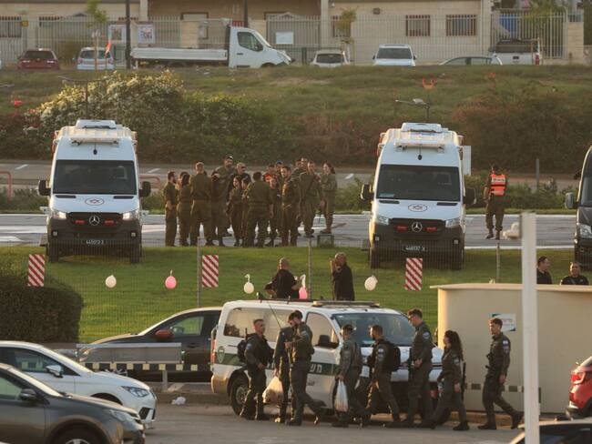Seguridad de Israel preparada ante liberación de rehenes por parte de Hamás. (Photo by FADEL SENNA/AFP via Getty Images)