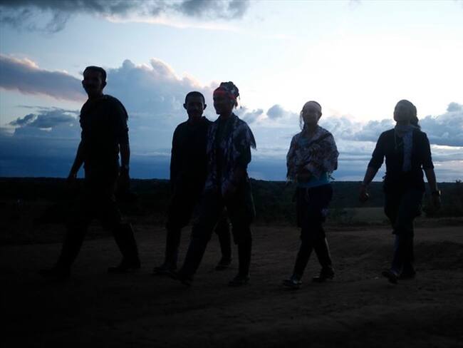 Guerrilleros durante la Décima Conferencia Nacional. Foto: Colprensa/Juan Páez
