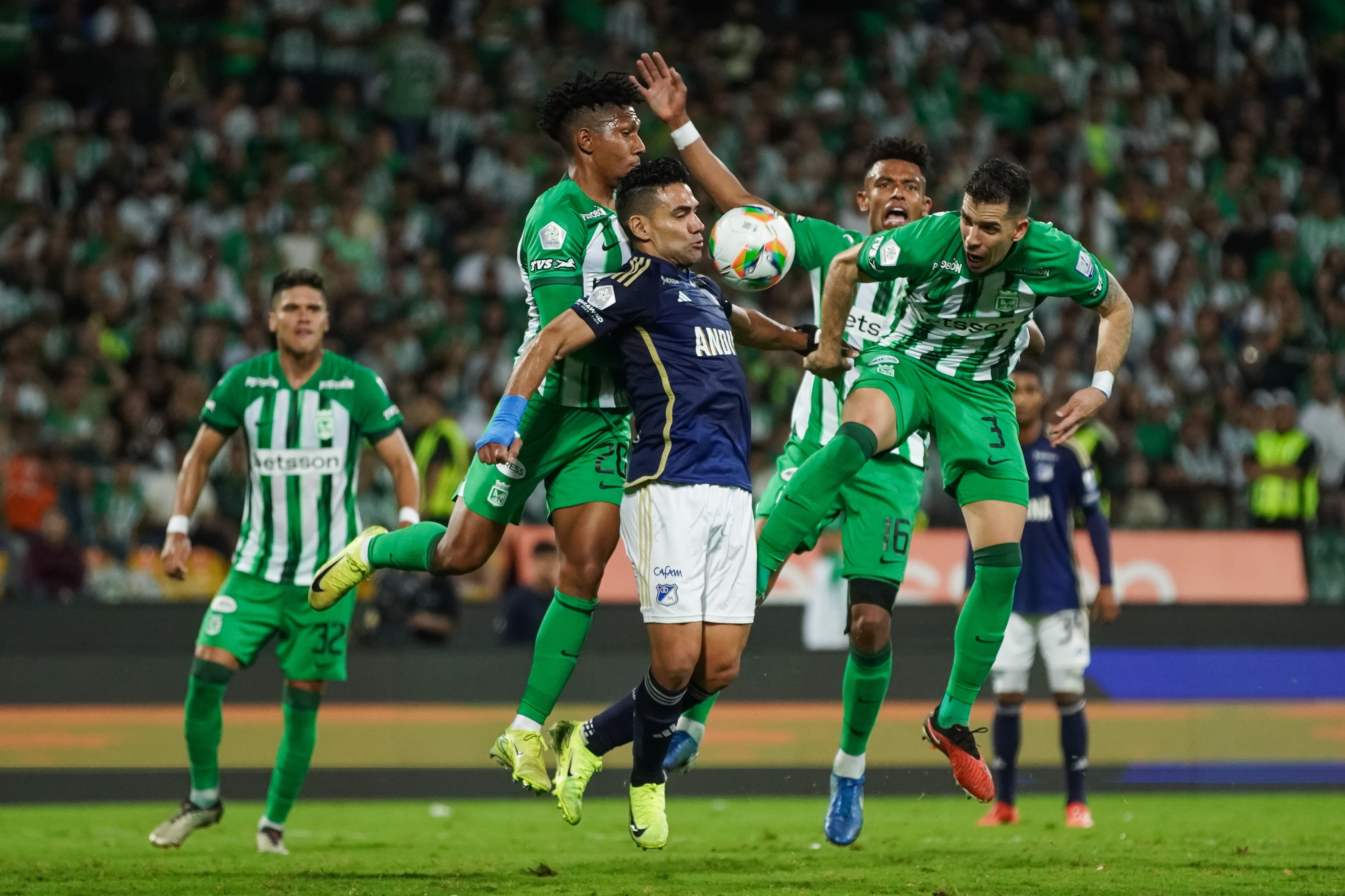 Nacional y Millonarios será el duelo más destacado de la fecha 5 de los cuadrangulares. Foto: Colprensa.