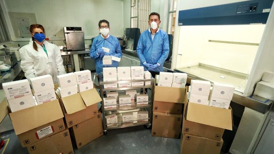 Las pruebas cumplen los estándares y criterios técnicos exigidos por el Ministerio de Salud y Protección Social.. Foto: Gobernación de Boyacá