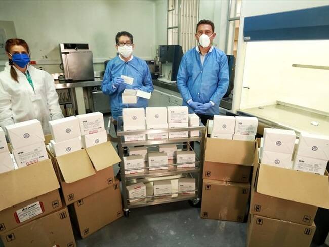 Las pruebas cumplen los estándares y criterios técnicos exigidos por el Ministerio de Salud y Protección Social.. Foto: Gobernación de Boyacá