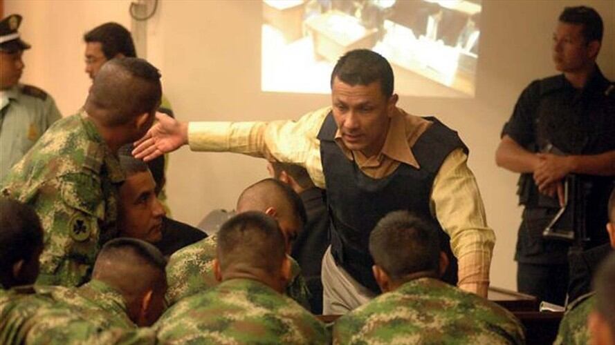 El coronel (r) Bayron Carvajal Osorio fue condenado a 29 años de prisión por la Masacre de Jamundí. Foto: Colprensa - ARCHIVO