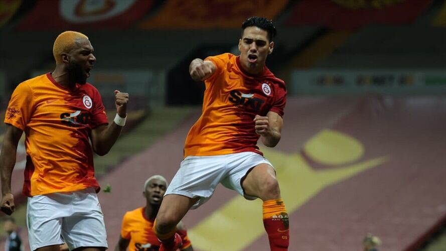 Delantero colombiano del Galatasaray, Radamel Falcao García. Foto: Getty Images