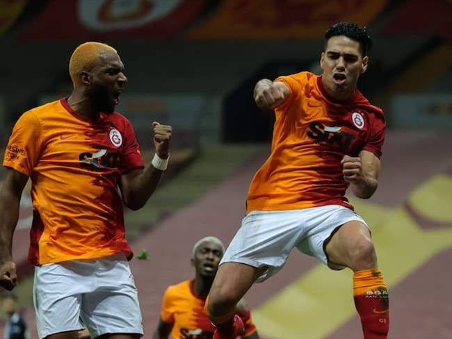 Delantero colombiano del Galatasaray, Radamel Falcao García. Foto: Getty Images