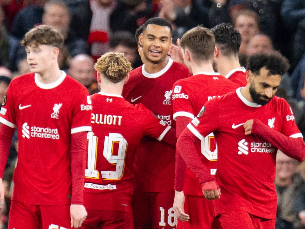 Sin Luis Díaz, Liverpool arrolló al Sparta Praga 6-1 y avanzó a cuartos de Europa League