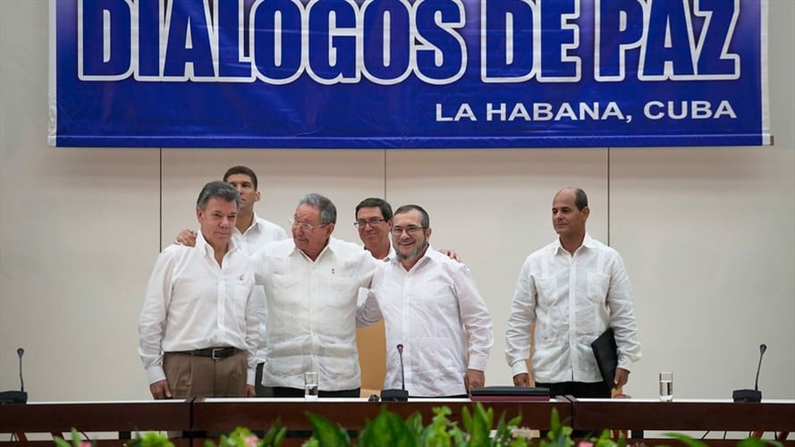Proceso de paz. Foto: Colprensa