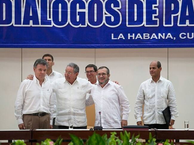 Proceso de paz. Foto: Colprensa