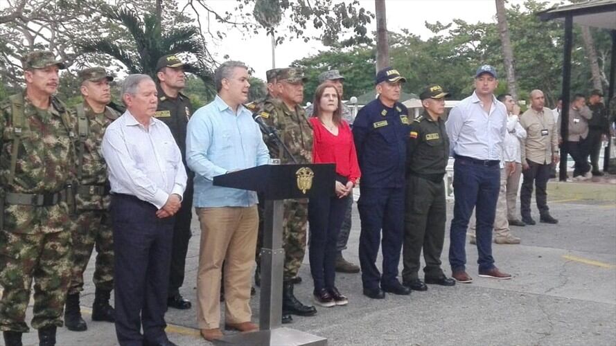 El mandatario anunció que se fortalecerá la capacidad contra el narcotráfico en puntos específicos.. Foto: Redacción W Radio
