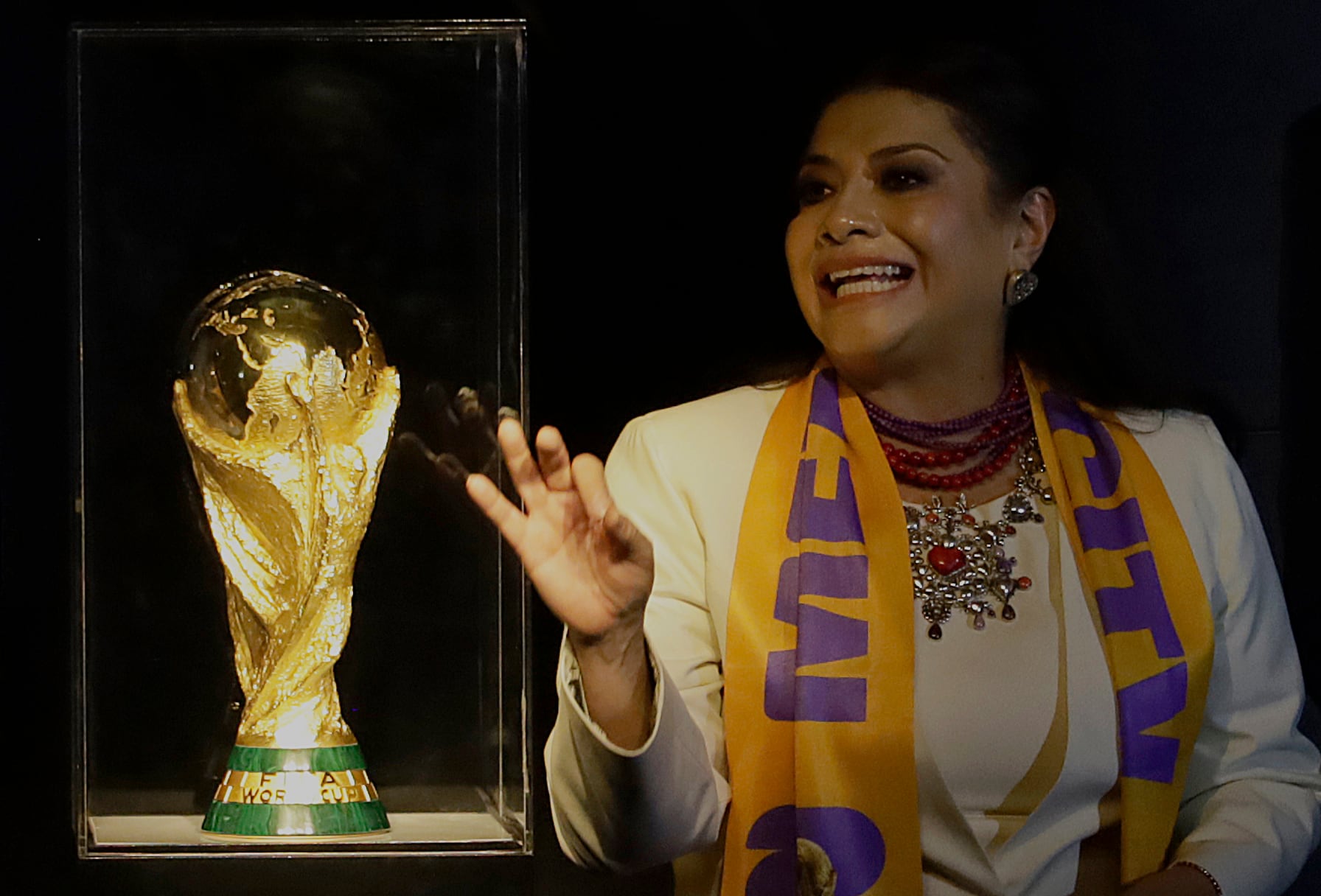 Clara Brugada. Foto: Gerardo Vieyra/NurPhoto via Getty Images.