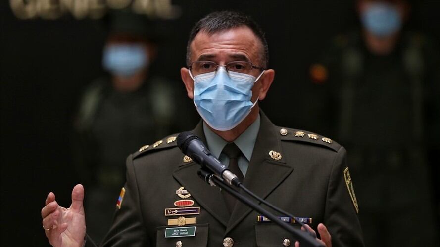 General Jorge Luis Vargas director de la Policía Nacional. Foto: Colprensa
