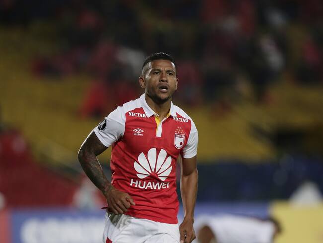 Wilson Morelo, en su paso por Independiente Santa Fe