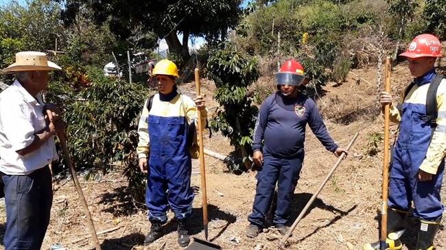 Foto: Bomberos voluntarios de Tarso
