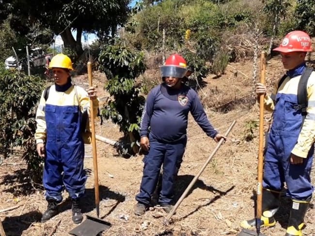 Foto: Bomberos voluntarios de Tarso