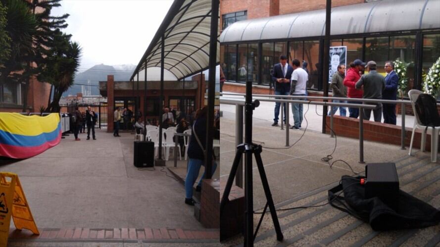 En los juzgados de Paloquemao en Bogotá y el Tribunal de Cundinamarca inició el cese de actividades. Foto: Redacción W Radio