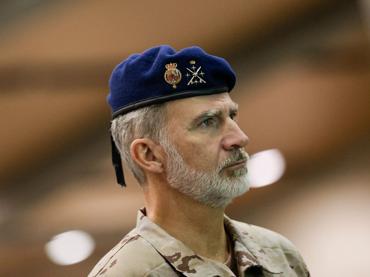 Felipe VI anunció que sus visitas a zonas afectadas por el temporal serán “una constante”