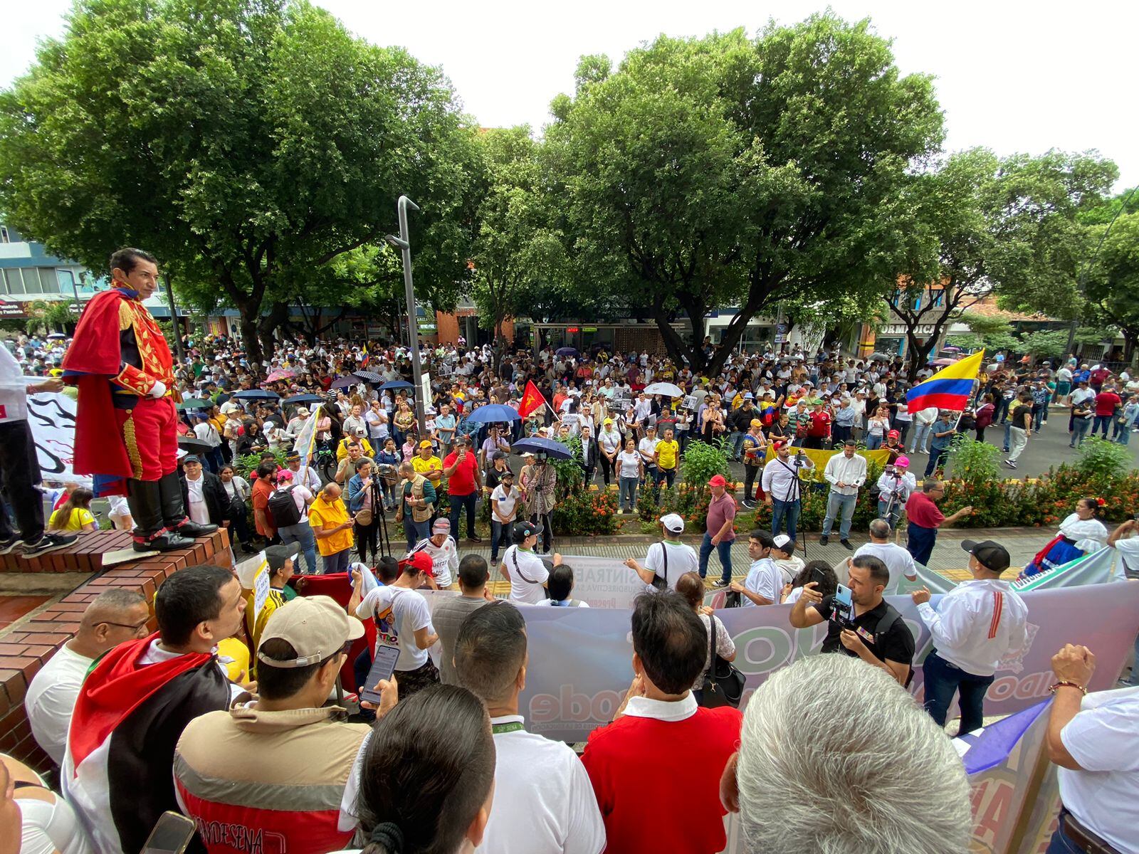 Marchas en Cúcuta. Foto: W Radio