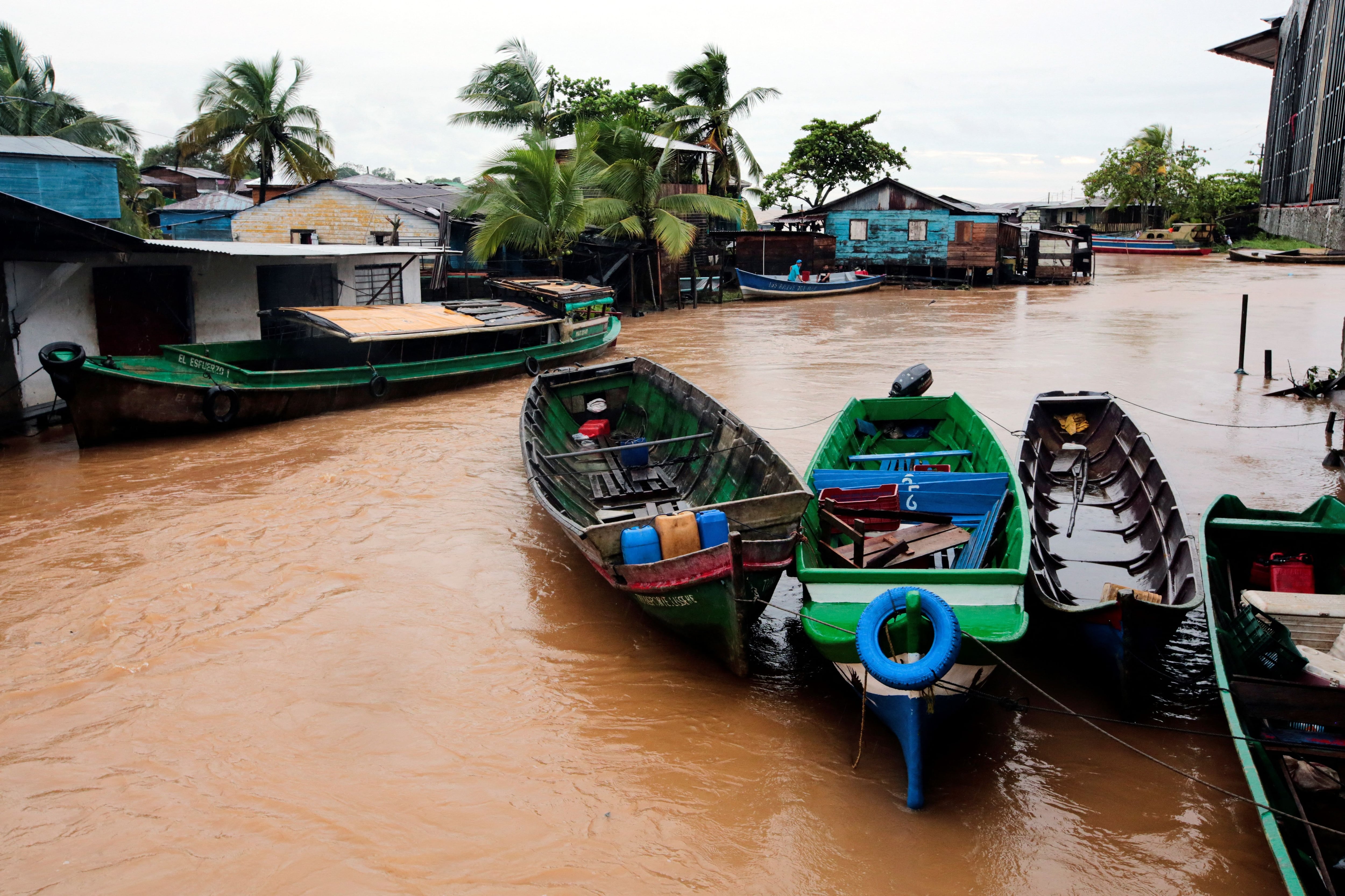 Afectaciones en Nicaragua por Julia. (Photo by OSWALDO RIVAS/AFP via Getty Images)