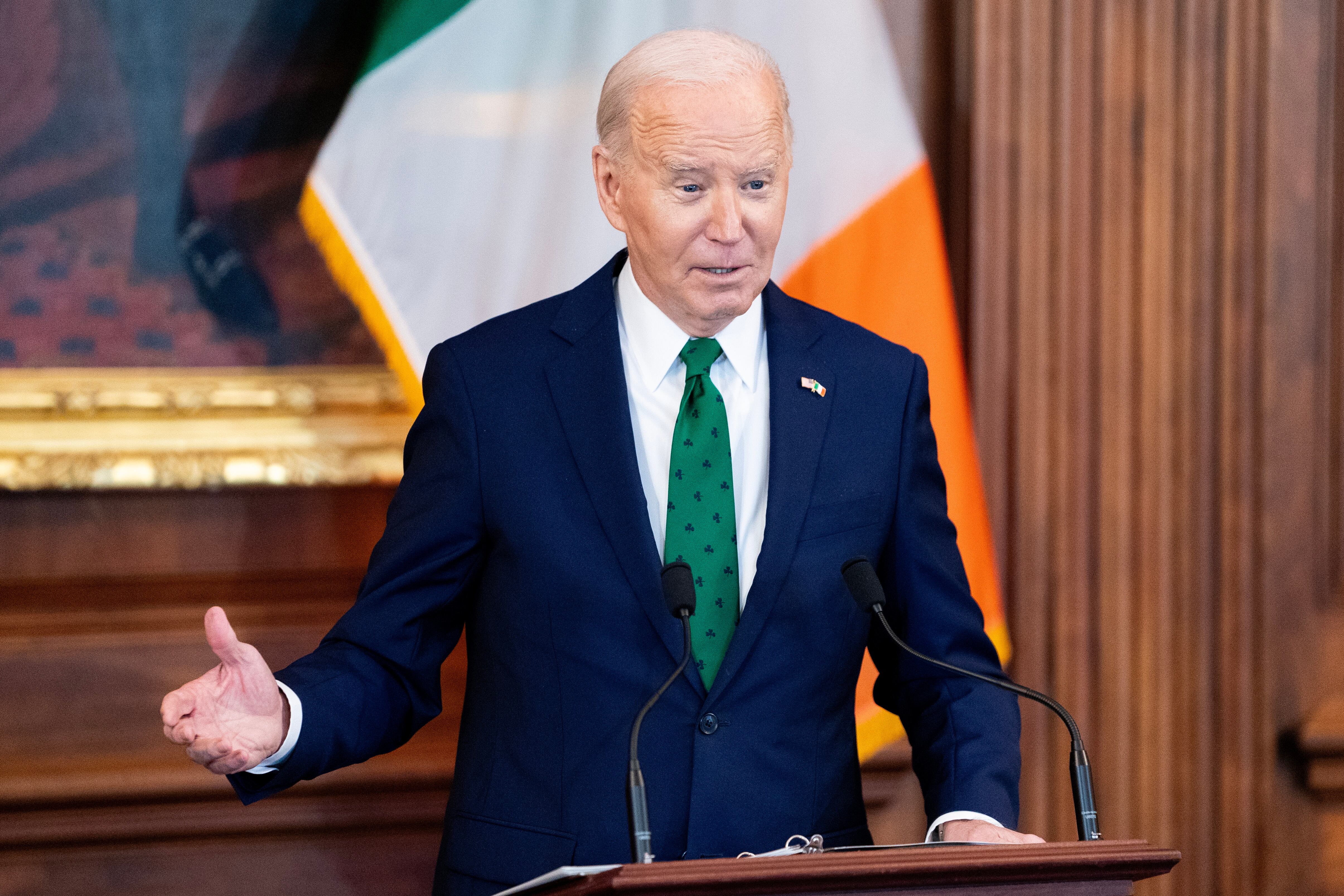 Presidente de Estados Unidos, Joe Biden. Foto: EFE/EPA/NATHAN HOWARD/POOL