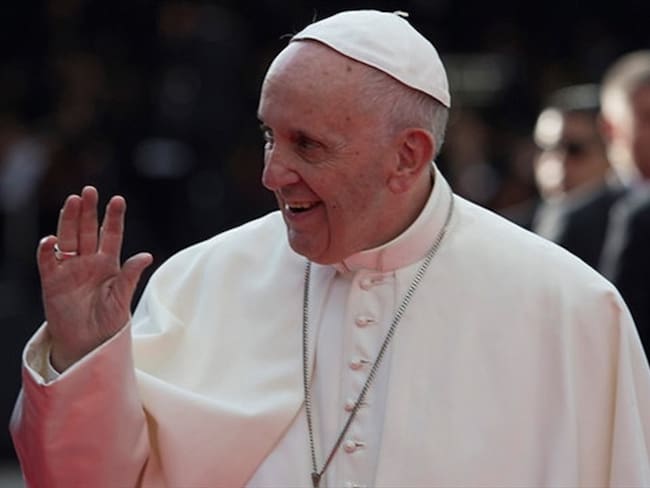 El papa Francisco dice a colombianos que no pierdan la esperanza. Foto: Colprensa