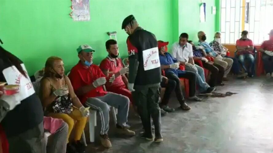 ELN entrega mercados en el Catatumbo . Foto: Cortesía