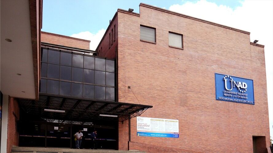 Sede de la Universidad  Nacional Abierta y a Distancia (Unad) en Bogotá. Foto: Colprensa