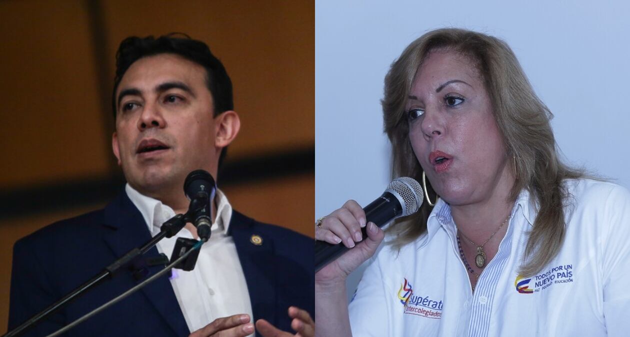 Alexander Vega y Clara Luz Roldán. Foto: Colprensa.