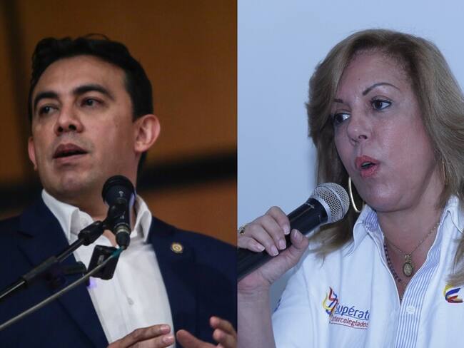 Alexander Vega y Clara Luz Roldán. Foto: Colprensa.