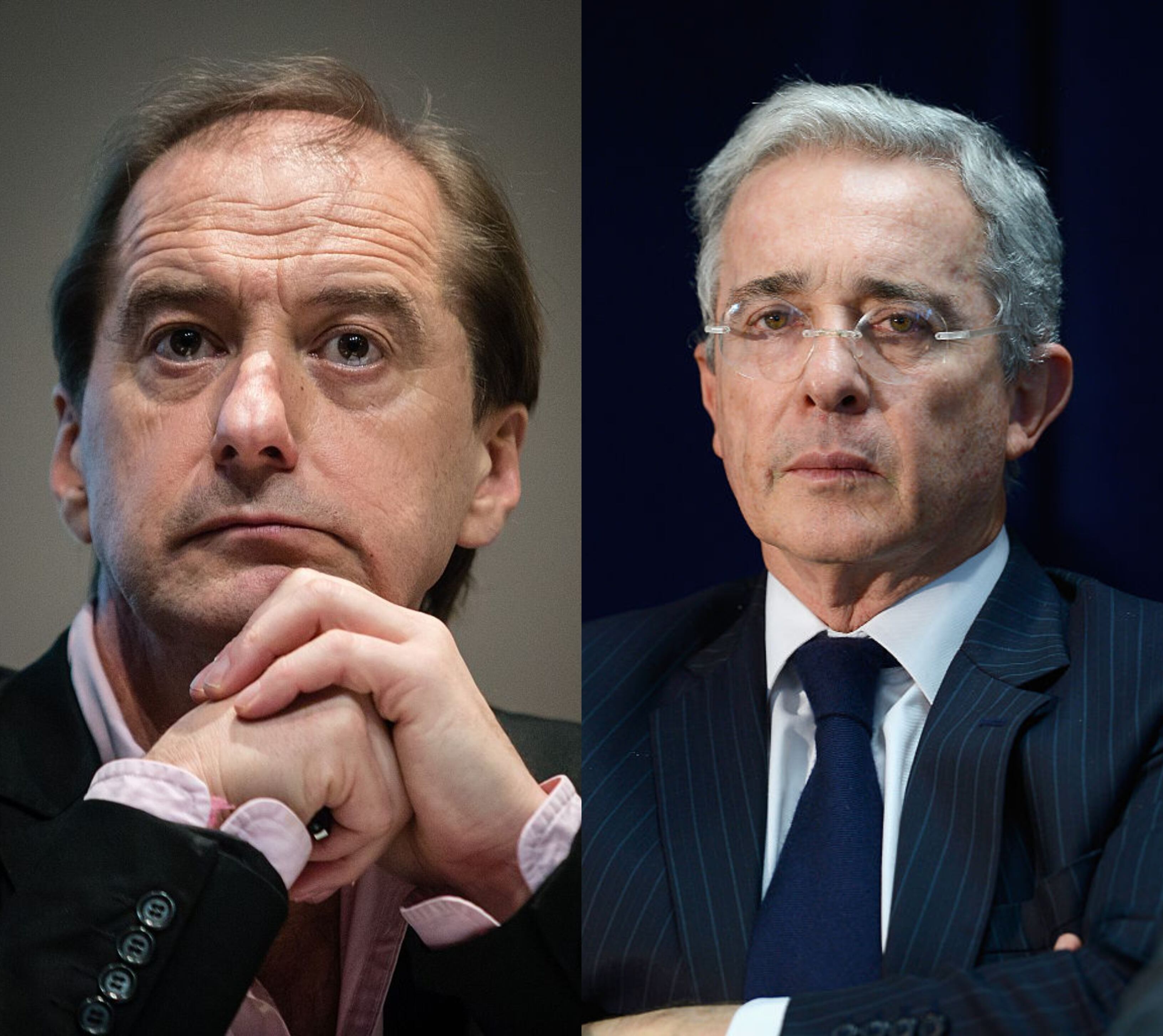 Carlos Martín Beristain y Álvaro Uribe. Foto: Getty Images