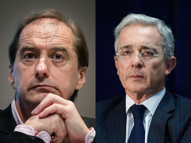 Carlos Martín Beristain y Álvaro Uribe. Foto: Getty Images