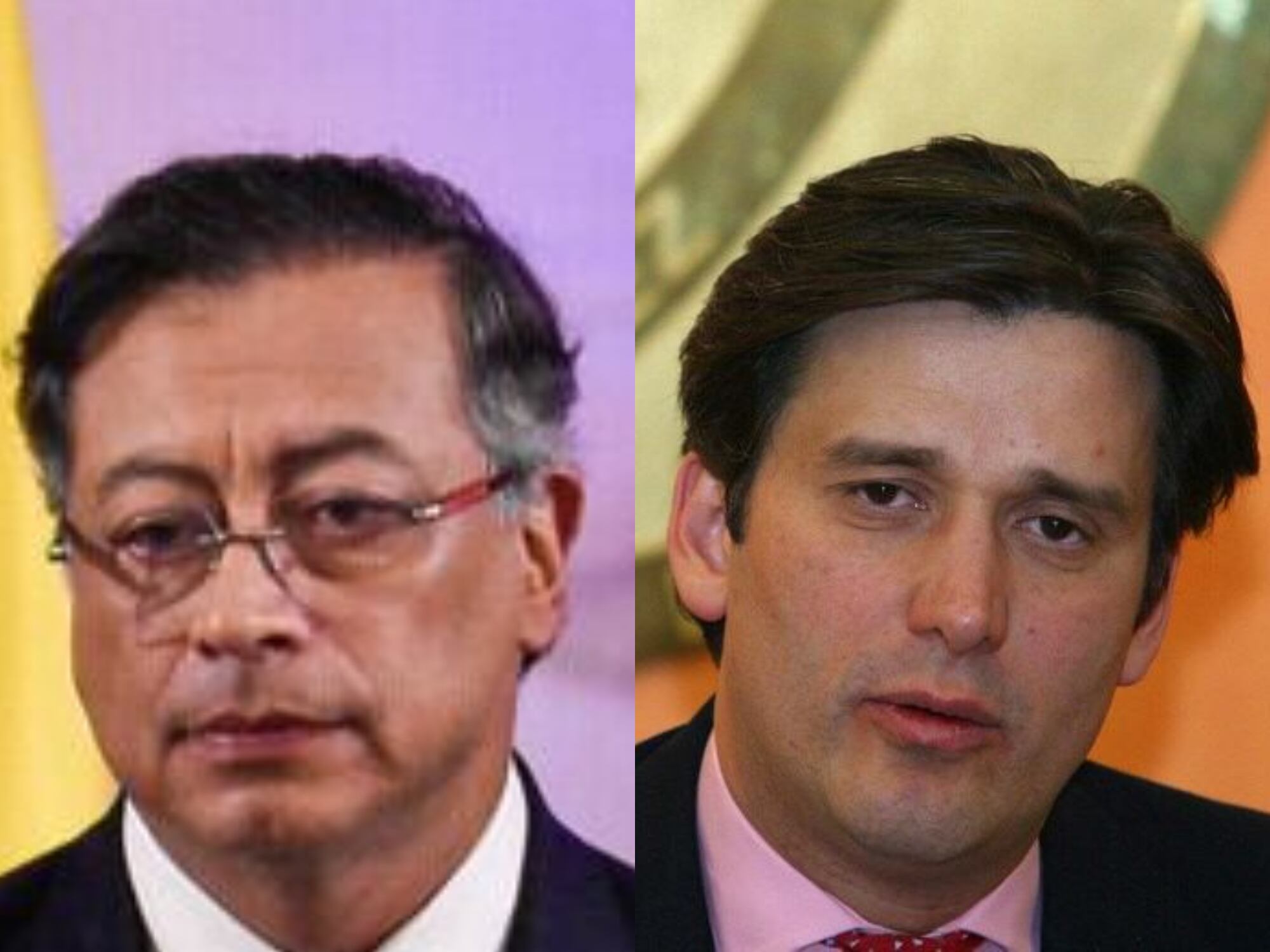 Gustavo Petro y Andrés Peñate. Fotos: suministrada.